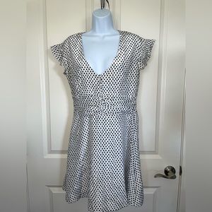 Heartloom Black and White Polkadot Dress